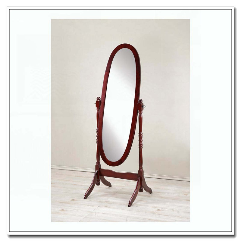 Miroir de plancher en bois, Cerisier
