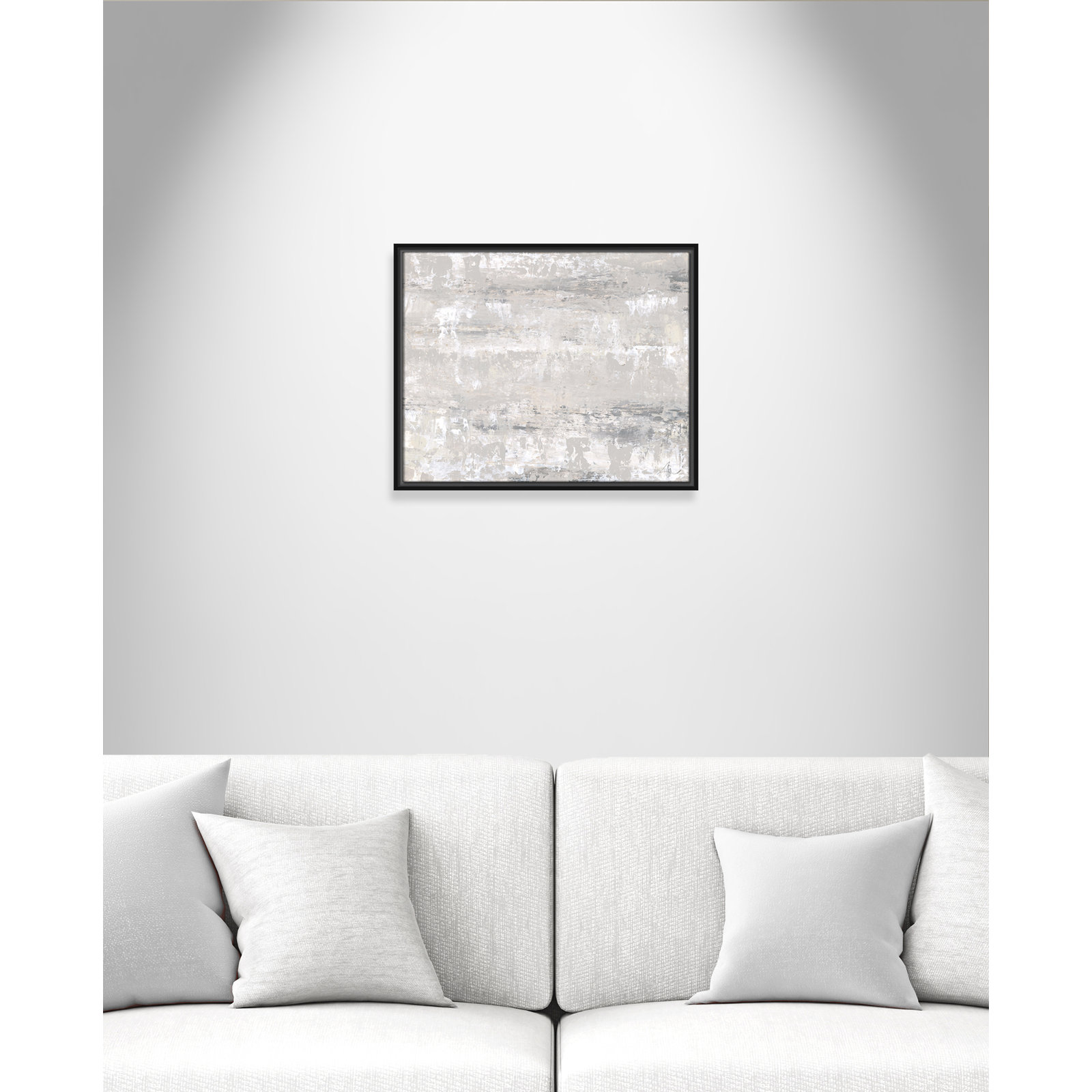 Tryston "Desert Winds" Print by Filippo Ioco, Black Framed Canvas, 17.5" H x 21.5" W x 2" D