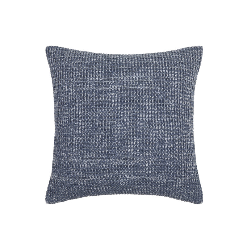 Taie décorative Harper, Navy/White, Carré 26 po