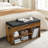 6 Pair Shoe Storage Bench-1341001444