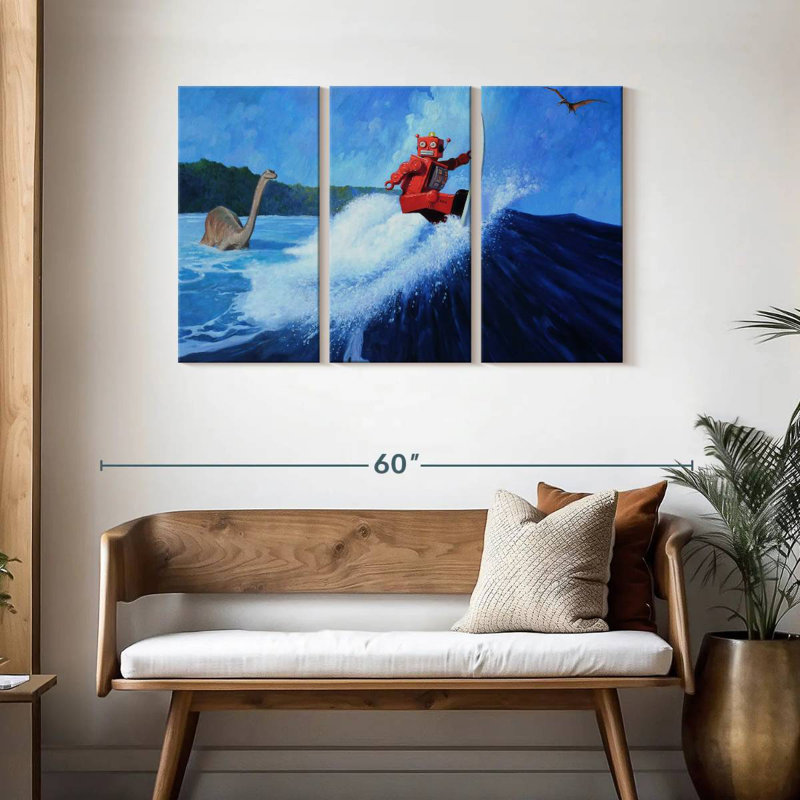 Surfer Joe, 28" H x 45" W