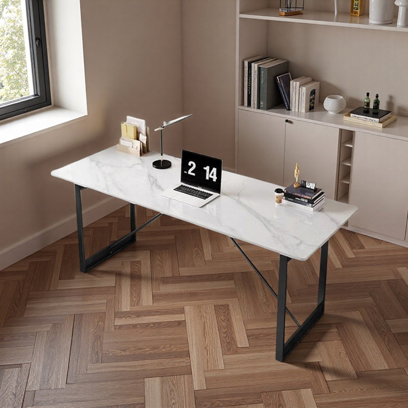 Bureau d'écriture Modern Light, Noir, H 29,52 po x l 62,99 po x P 23,62 po