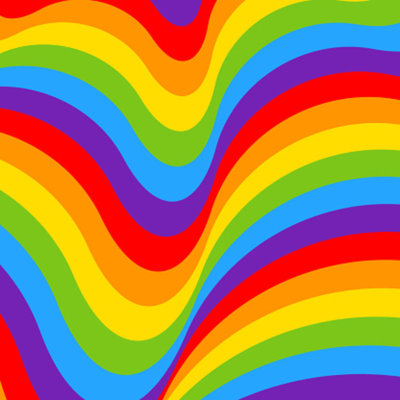 Rainbow by Slanapotam - Wrapped Canvas Print