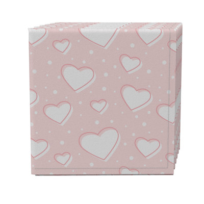 Genevia Cotton Twill Geometric Square Napkin
