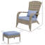 Chaise Adirondack en acier avec repose-pieds Tenley-1642348431
