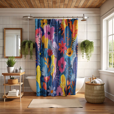 Joyful Art - Rideau de douche Premium