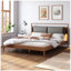 Lit moderne avec 2 lumières de nuit-390998269