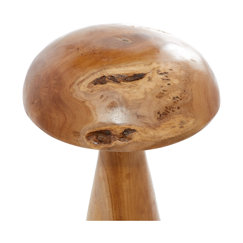 Ensemble de sculpture en bois de teck 3 pièces Woodrow