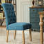 Ensemble de 2 chaises parsons capitonnées en bois massif Habit, bleu-2008376601