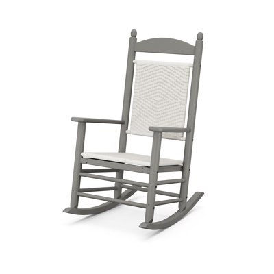 POLYWOOD Rocker Jefferson Woven Rocking Chair
