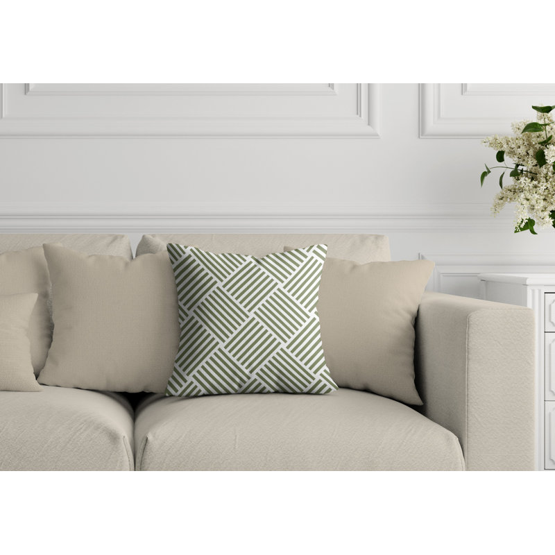 Housse et insert de coussin extérieur Langley, 19 po x l 19 po, Coriandre