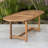 Como 6 - Person Eucalyptus Solid Wood Patio Dining Set Umbrella Hole Included Oval Table