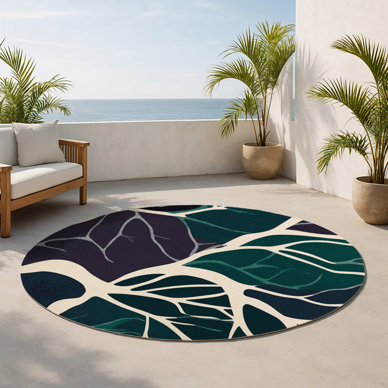 Tapis intérieur et extérieur Stellar Bramble, Rond 5 pi