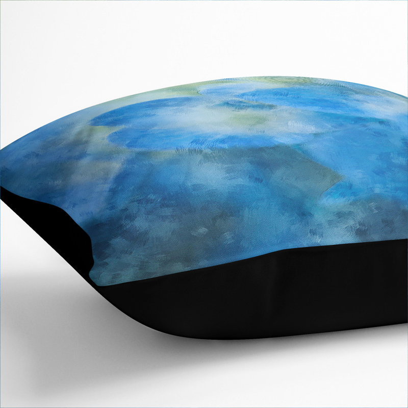 Square Cushion, 40cm H x 40cm W x 15cm D, Black
