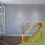 Grands panneaux muraux décoratifs en acrylique Otis, grand, l 23 3/8 po x H 23 3/8 po x T 1/8 po, miroir doré-593687764-593687770