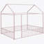 Structure de lit en métal avec clôture, idéale pour les enfants, les adolescents, les filles et les garçons pour profiter d'un espace de sommeil et de jeu sécuritaire et amusant-2097968170