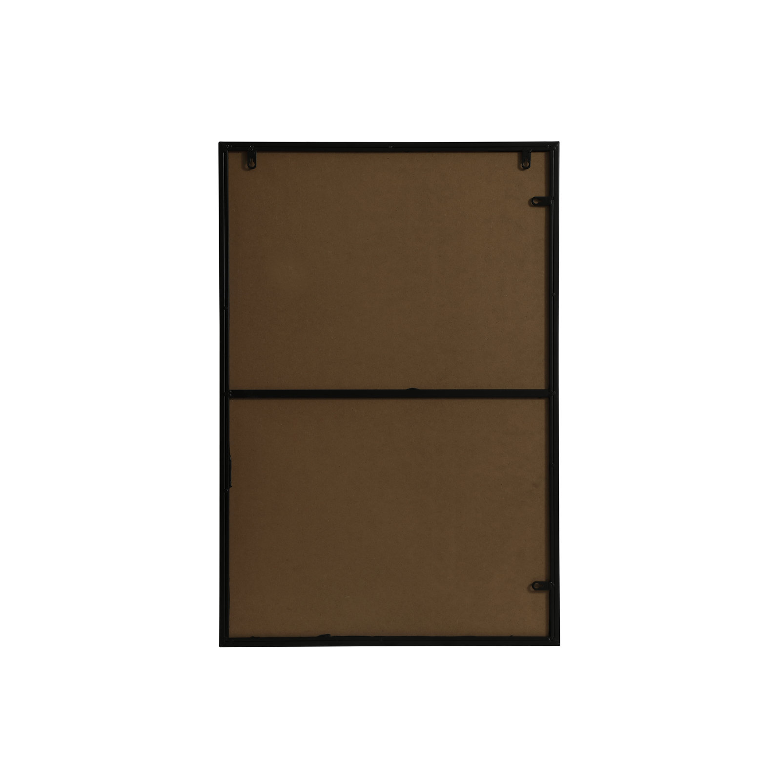 Sabine Metal Rectangle Wall Mirror, 36" x 24", Black