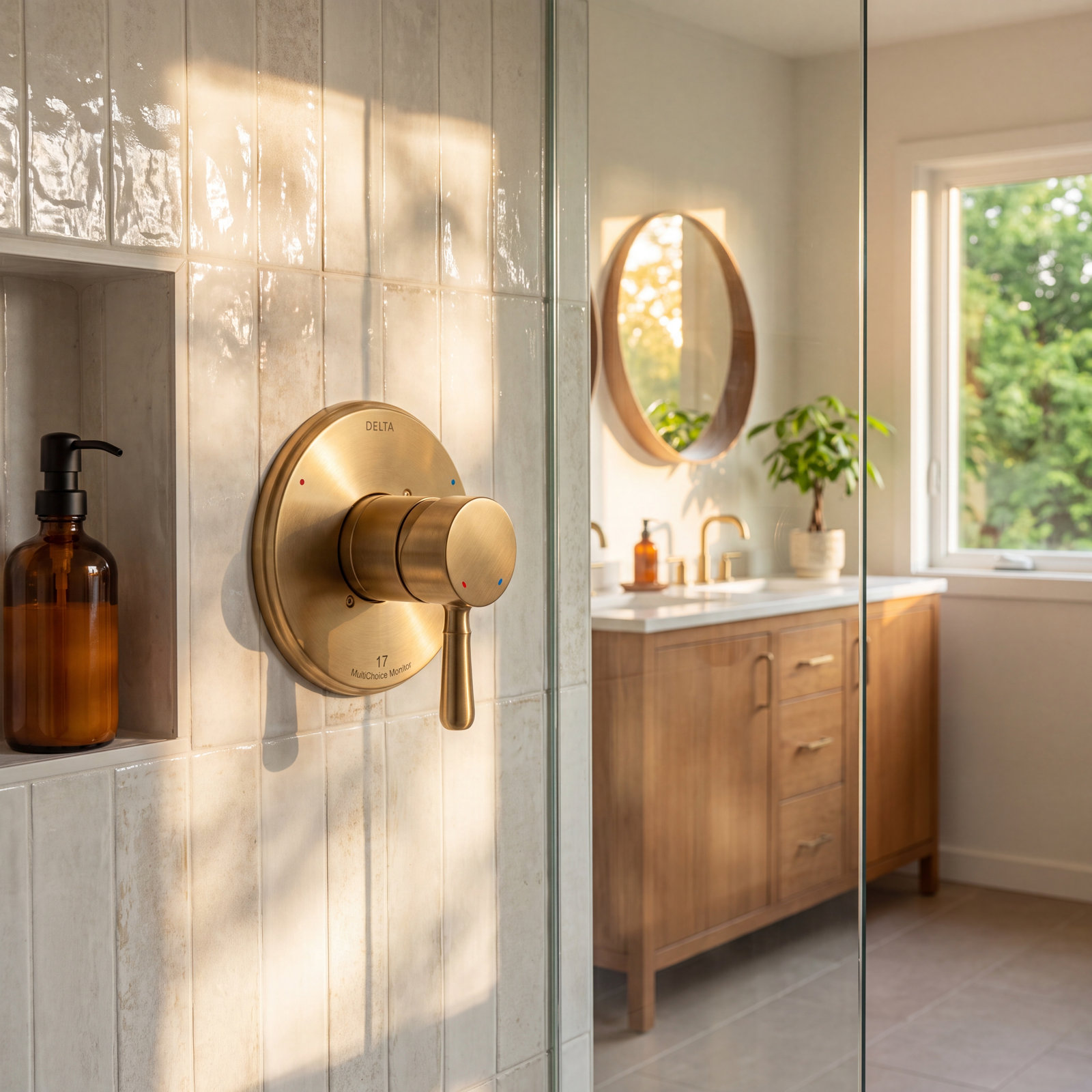 Trinsic Thermostatic Valve Only Trim, Brilliance Champagne Bronze