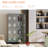 12 Doors Storage Locker Combination With 12 Hooks,Industries Double Tier Metal Locker For School Office Gym Home Employees Staff Sundries Room-105491171