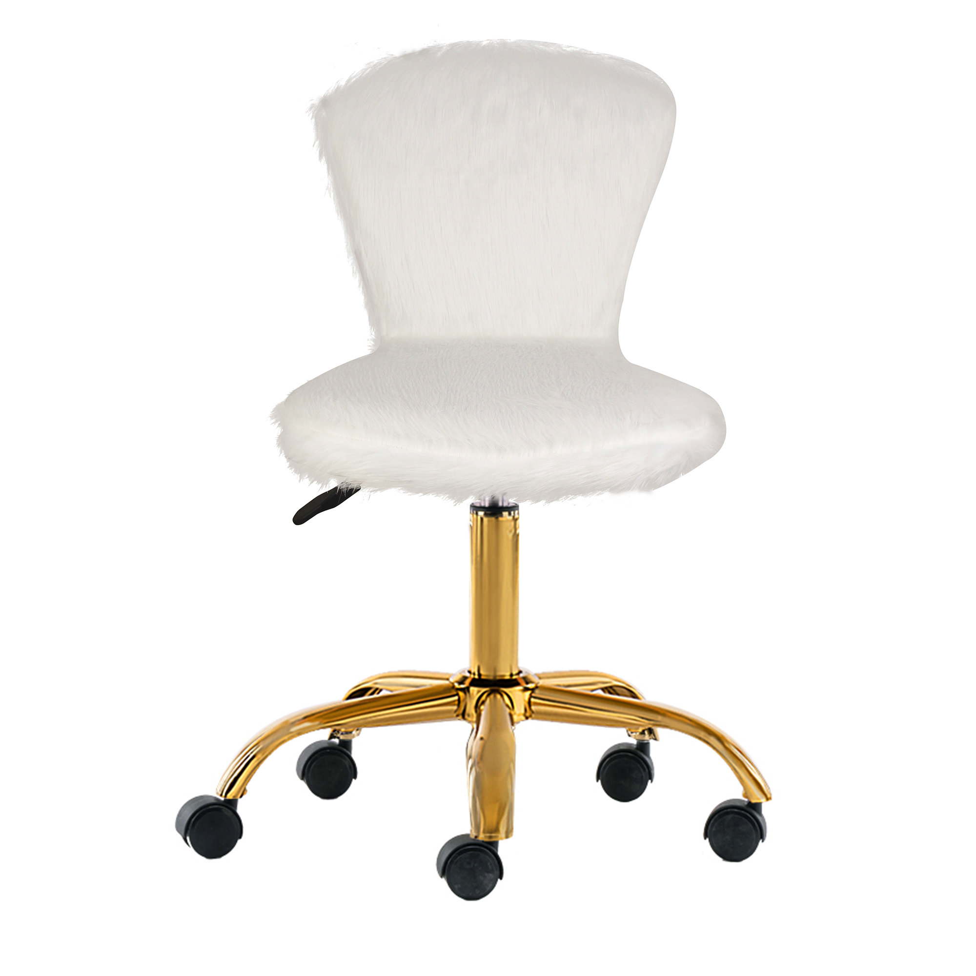 Kaycee Mid Back Task Chair Orren Ellis Upholstery Color: White