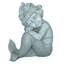 Statue sirène assise