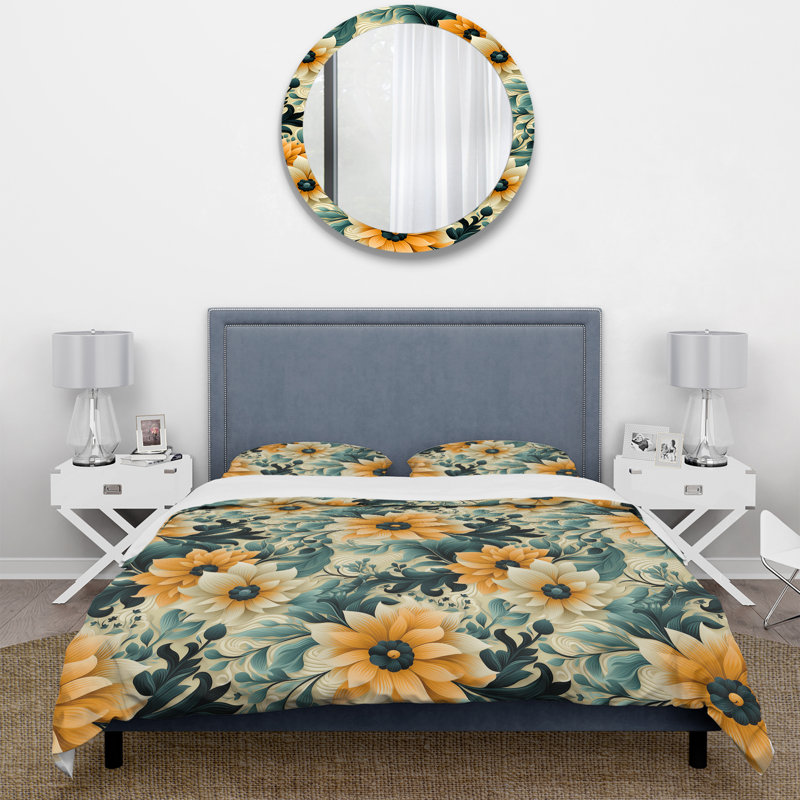 Ensemble de housse de couette Boho, Housse de couette pour grand lit et 2 taies décor