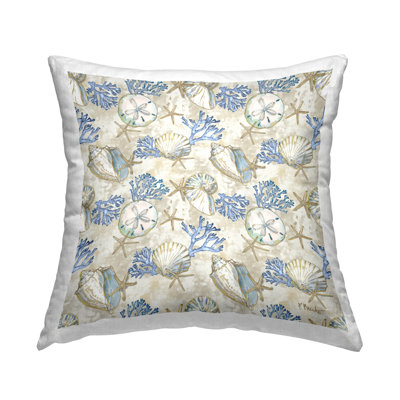 Housse de coussin en polyester carré et insert By Bungalow Rose