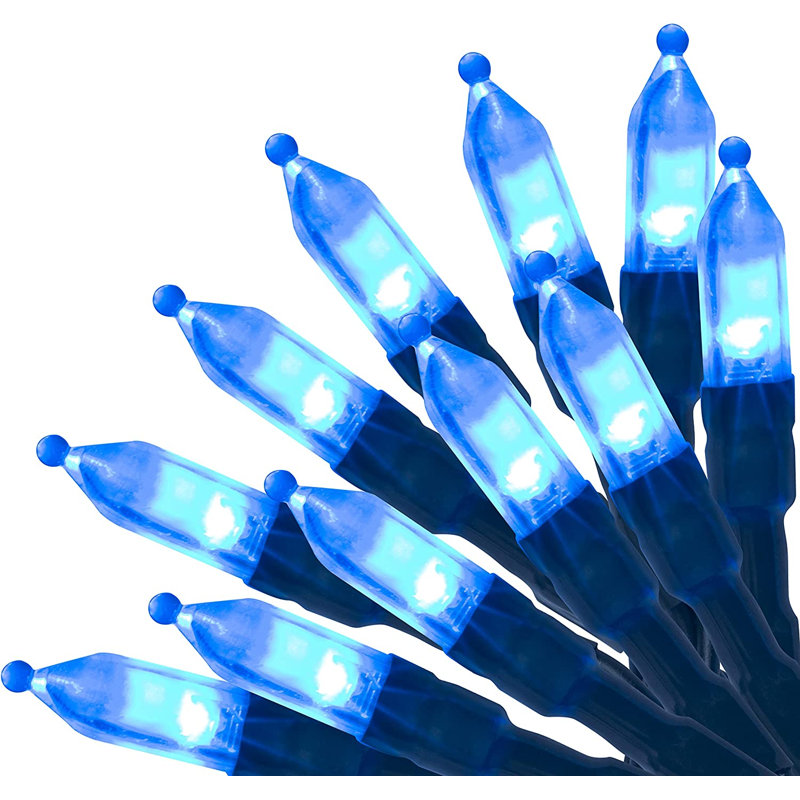 120 guirlandes de lumières, Bleu