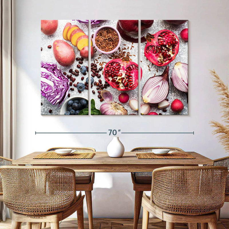 Yarlin Anthocyanin Food, 42" H x 65" W