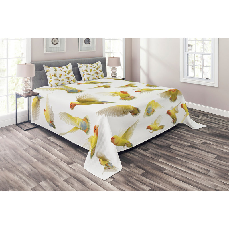 Farmhouse / Country Coverlet, King Bedspread + 2 Shams