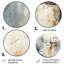 Clarey - art spirituel rond en métal-109670084