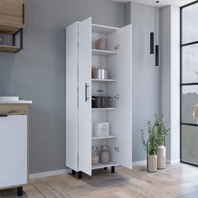 Garde-manger à 2 portes et 5 tablettes Fagan