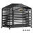Haislip Heavy-Duty Dog Crate with Pointed Roof-1207397766