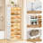 6-Tier Foldable Shoe Storage Cabinet With Magnetic Doors For Closet Entryway In White-1859002904