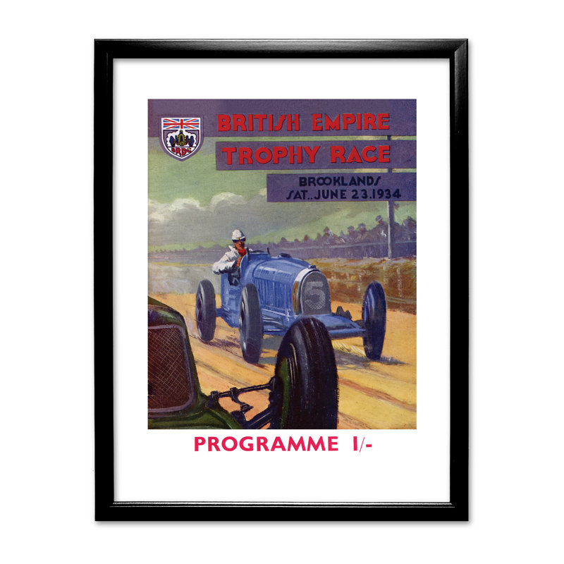 Single Picture Frame Print, Black