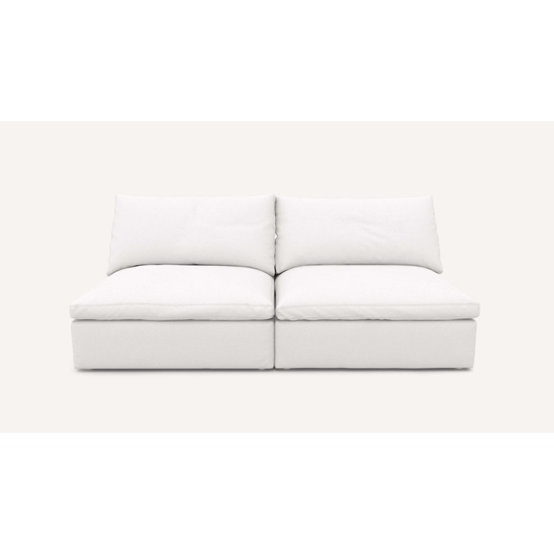 Canapé et méridienne modulaire réversible de 86 po de large Grian