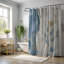 Rideau de douche 1 pièce Boho Gold and Blue Art-2008787573