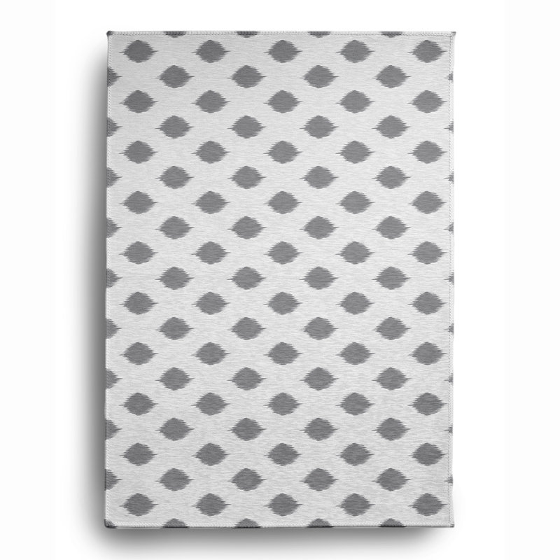 Junie Chenille Polka Dots Indoor Rug, Rectangle 8' x 10'