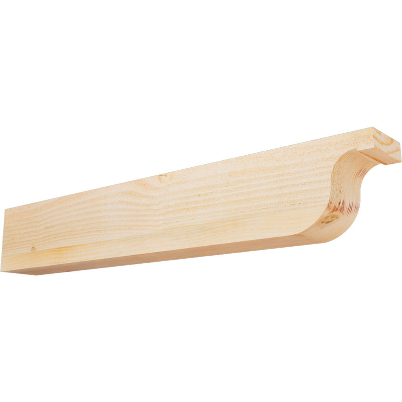 Queue de chevron Del Monte, Douglas, 6"H x 4"W x 36"L