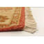 Tapis de bois one-of-kind à la main-noué la new age pako persane 18/20 rouge 4 pi 1 po x 6 pi en laine 2 po