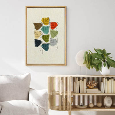 Décoration géométrique colorée abstraite de style Mid-Century Mid-Century pour salon, chambre à coucher X17