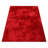 Sophy Hand Tufted Shag Polyester Eco-Friendly Area Rugs - Rectangle, Red Color, Plain Solid Design, High Pile Thick Handmade Anti Skid Area Rugs for Living Room, Bed Room-1608651114