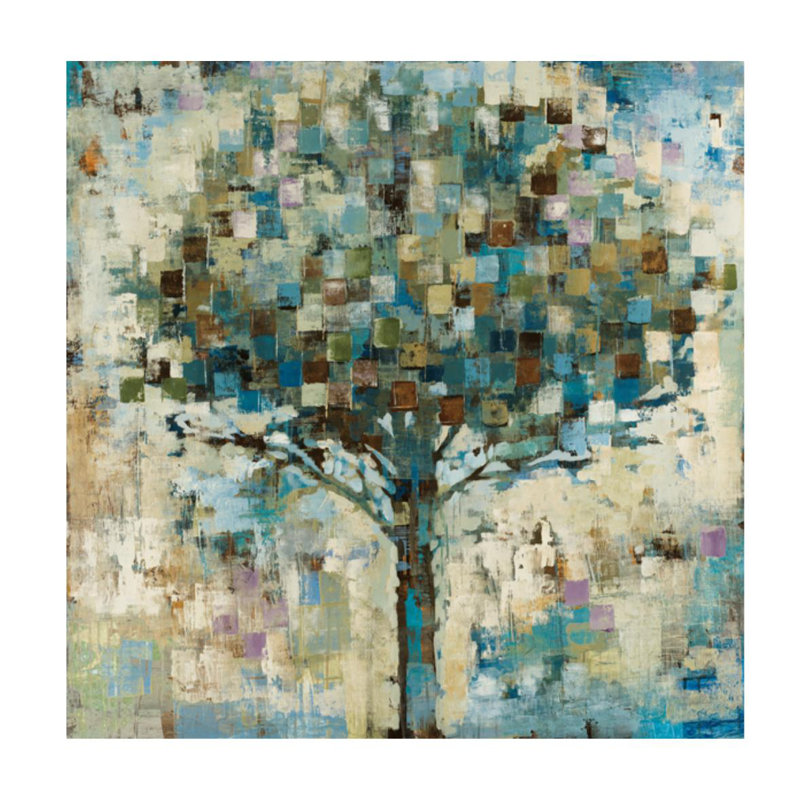 Summer Rain by Leftbank Art, Hand Embellishment Texture, 54" H x 54" W x 1.5" D