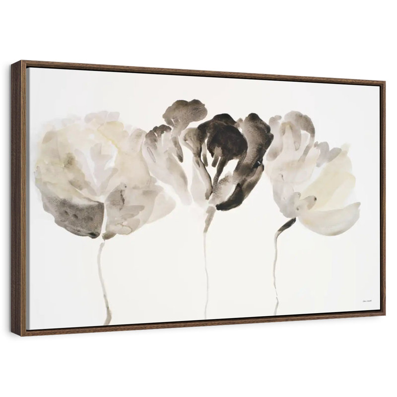 Trio In Light, 46" X 31", Floating Frame Walnut
