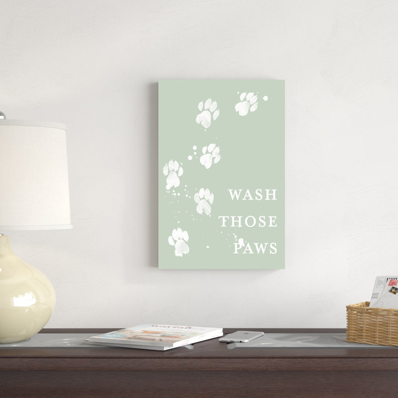 «Wash Your Paws III», H 18 po x l 12 po