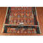 Tapis oriental géométrique en laine Kilim 8 x 11
