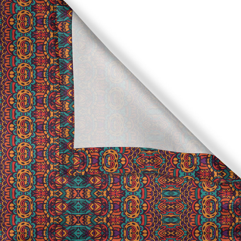Rustic Curtain, Indigenous Folklore, Multi -coloured