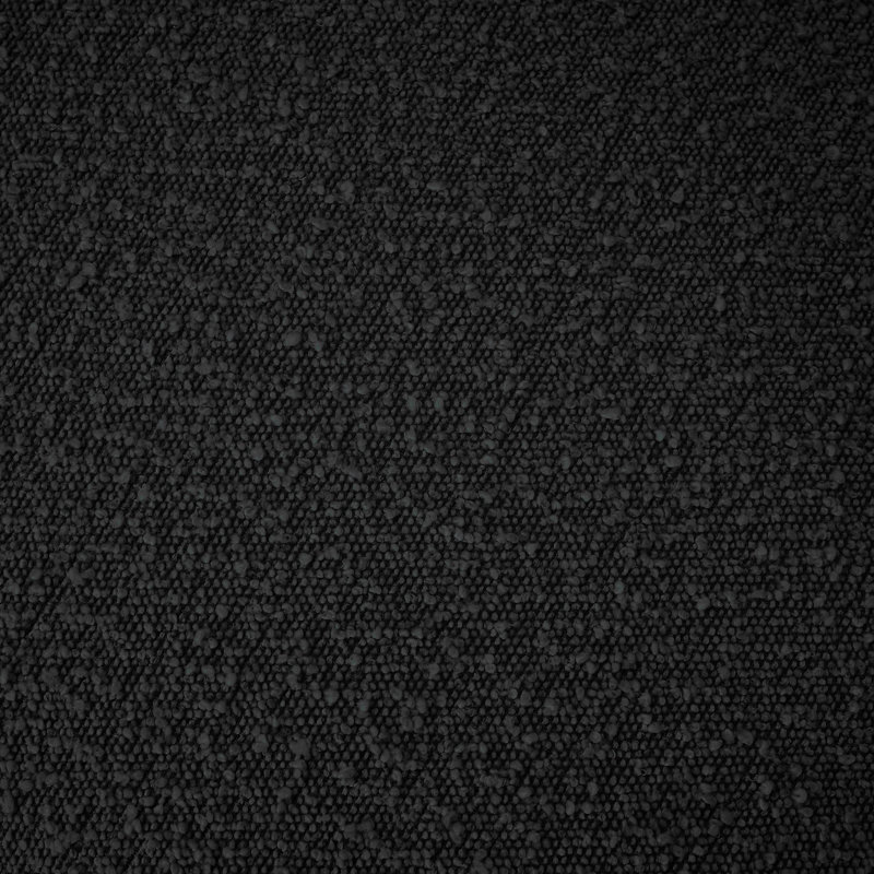 Khyryn Upholstered 91'' Sofa, Black Boucle Fabric