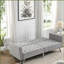 Canapé-lit Canapé-lit convertible gris clair pliable