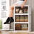 4 Tier Plastic Storage Bins With Drawers - Foldable Stackable Storage Bins With Lids - Closet Craft Organizers And Storage - 24QT Plastic Drawer Storage For Bedroom Study Toy Room Office